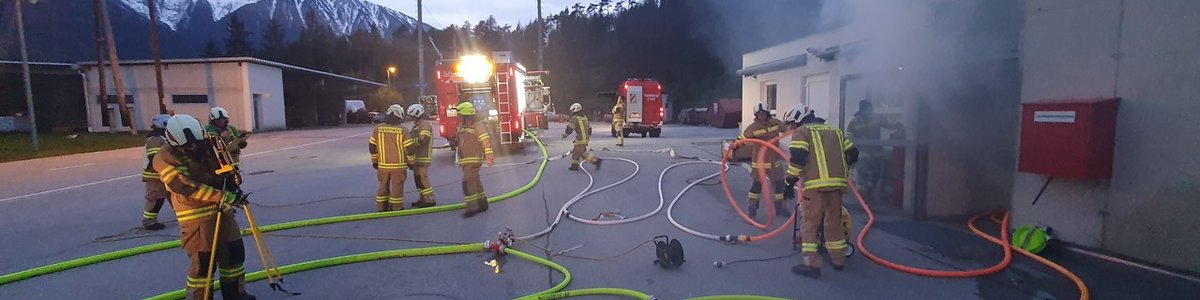 Übung Gebäudebrand
